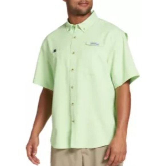 Field & Stream Men's Latitude II Short Sleeve Button Up Top Size M, Green Outdoo - Picture 1 of 5
